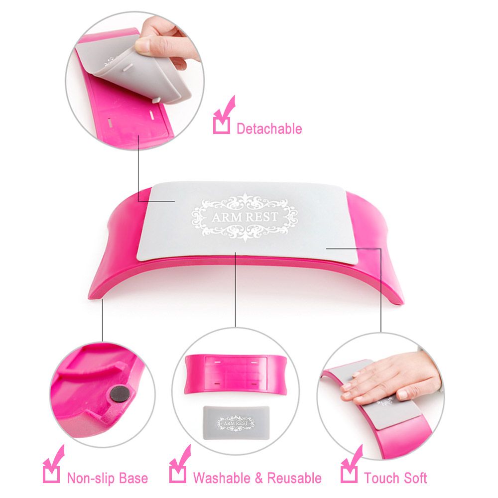1 Set Silicone Hand Pillow   Table Mat Nail Art Cushion