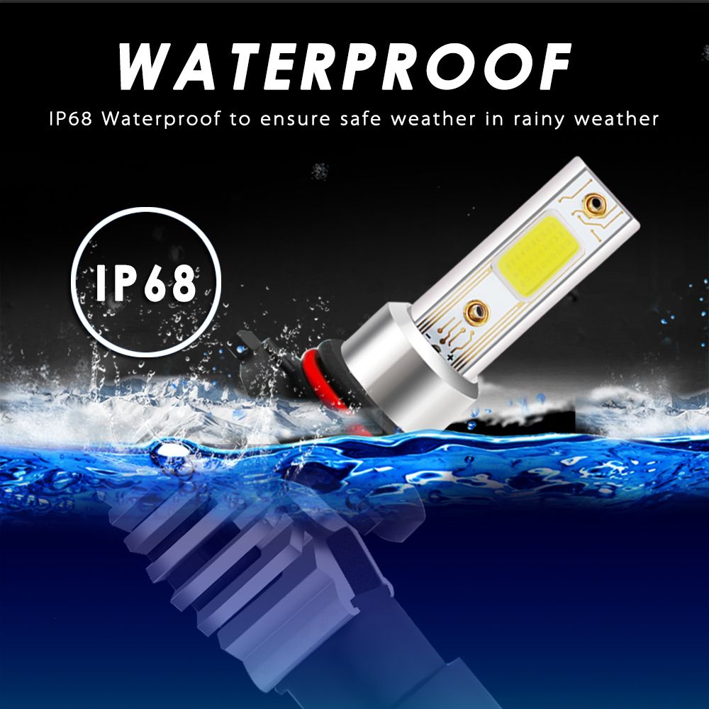 2 Pcs Led Car Headlight H11 H7 Bulb H1 H8 H9 9005 Hb3 9006