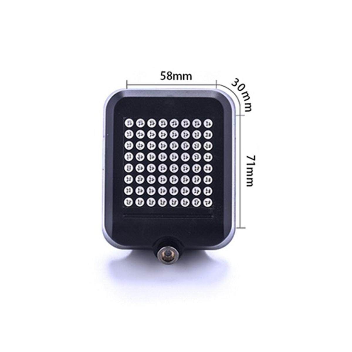 USB Rechargeable LED Tail Light Turn Signal Lamp Brake Light E-bike Bicycle HOT