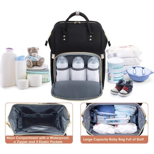 3 In 1 Diaper Bed Bag