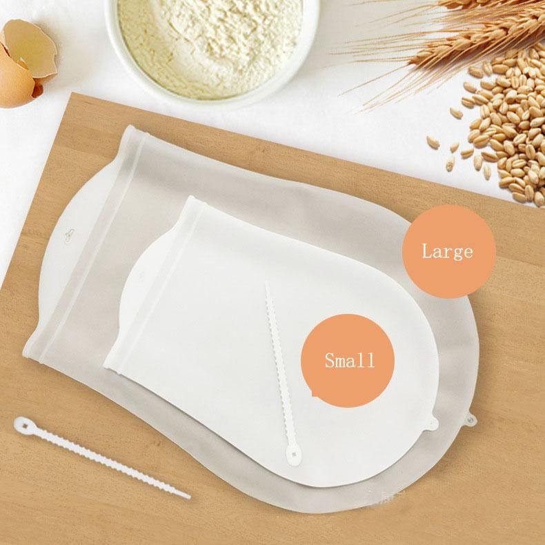 Silicone Kneading Bag Food Grade Small And Noodle Bag Household Tools Kitchen Supplies Spot Silicone Bag Small 310*210mm