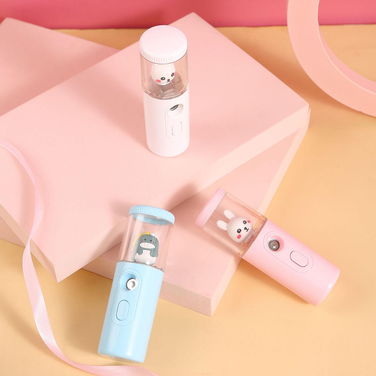 Cartoon Design Handheld N-ano F-acial Mist Sprayer Face