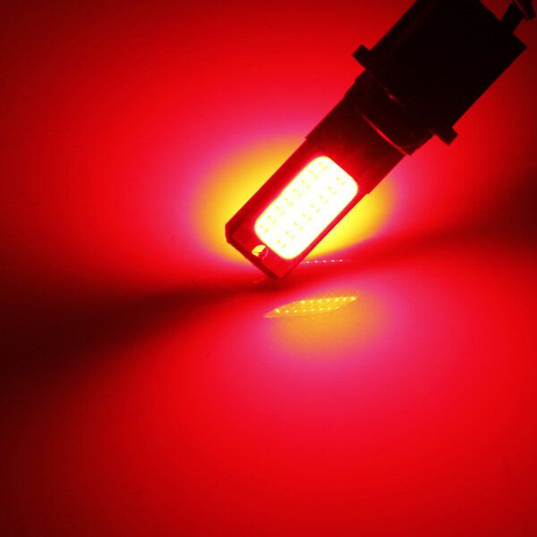 T10 5W LED Error Free COB Canbus Inverted Side Wedge Lamp Light Bulb 12V 12LED (Red) White