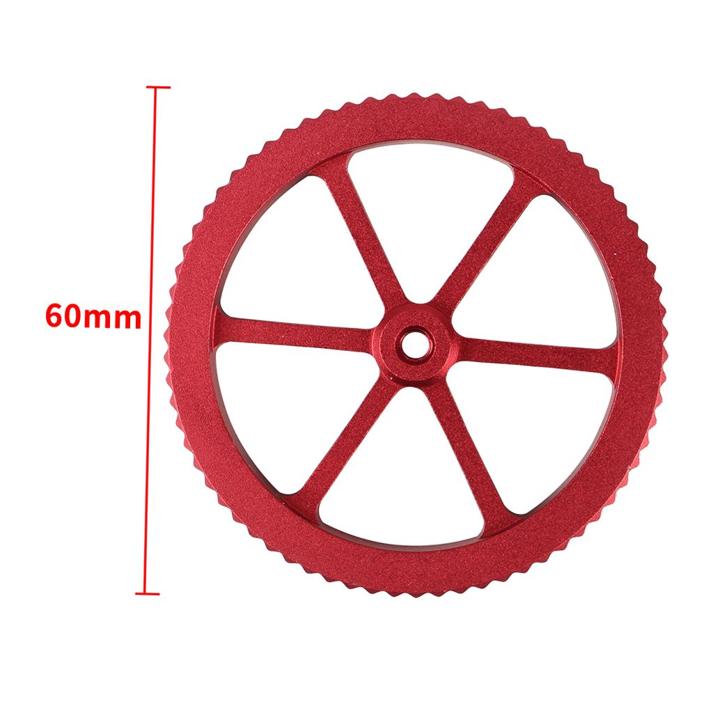 3D Printer Parts 4pcs Upgraded Red Aluminum Hand Twist
