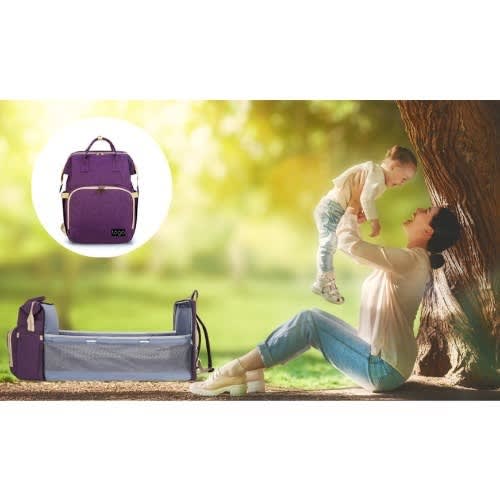 4-in-1 Convertible Baby Diaper Bag