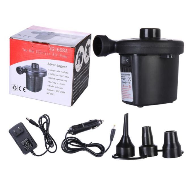 Electric Air Pump For Inflatable Air Mattress Bed Boat Car