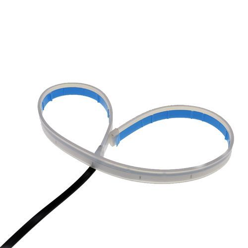 2Pcs  Start-Scan LED Car DRL Daytime Running Lights Auto Flowing Turn Signauide Thin Strip Lamp