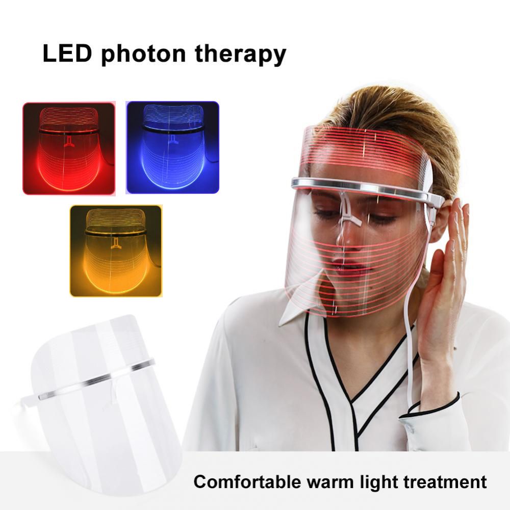 LED Light Photon Face Mask For Skin Rejuvenation Therapy