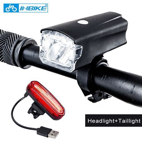 Inbike Bicycle Lamp Bike Torch Mtb Road Usb Chargeable Led