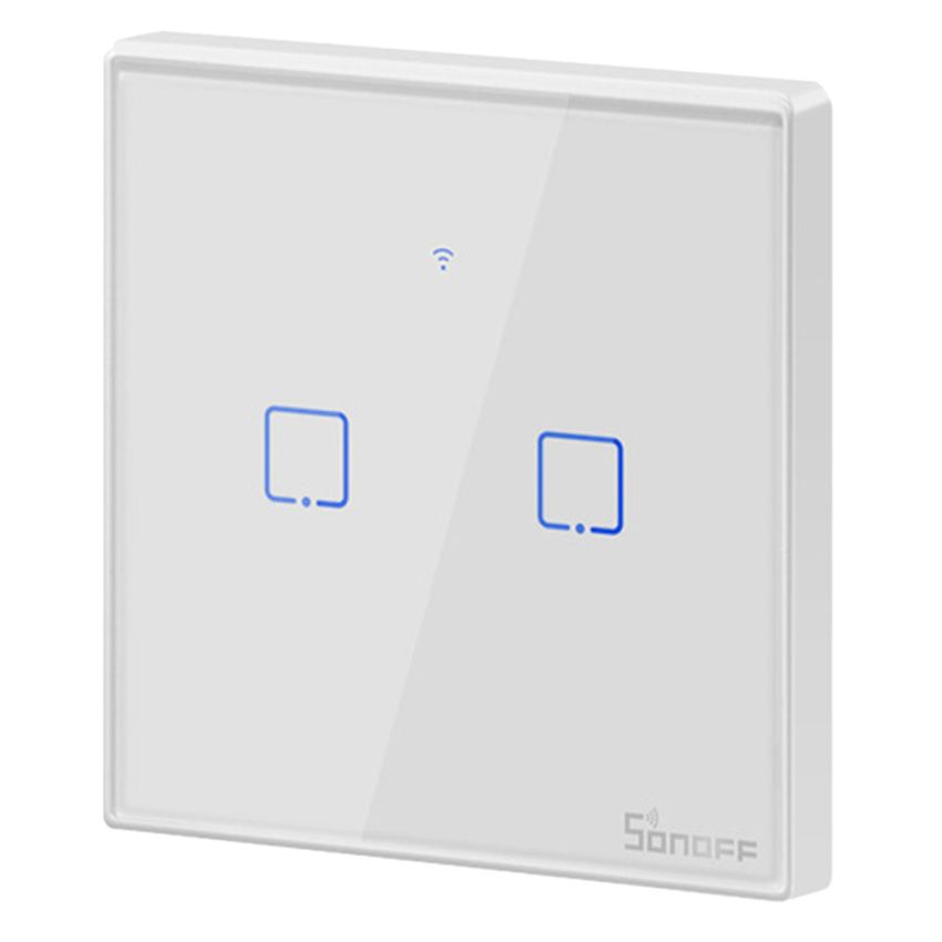 Smart Wifi Wall Switch 1/2/3 Gang RF/Voice/APP/Touch Control EU