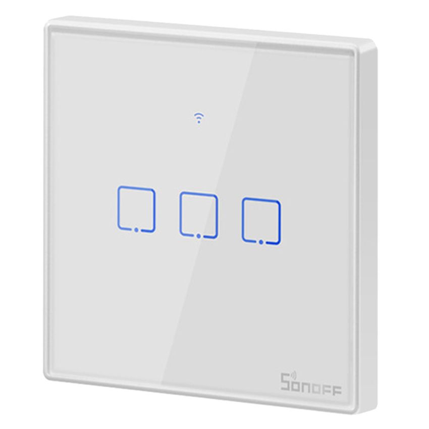 Smart Wifi Wall Switch 1/2/3 Gang RF/Voice/APP/Touch Control EU