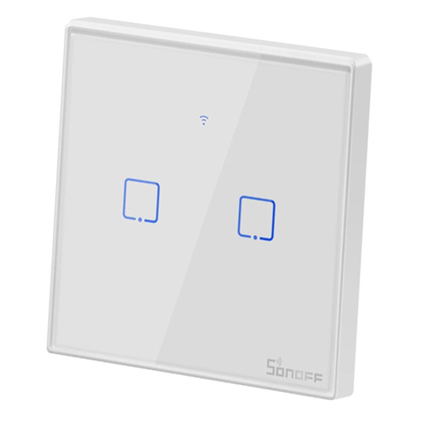 Smart Wifi Wall Switch 1/2/3 Gang RF/Voice/APP/Touch Control EU