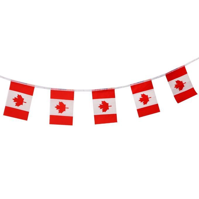 Canada String Flag Banner String Flag Decoration For Sports Bar Party