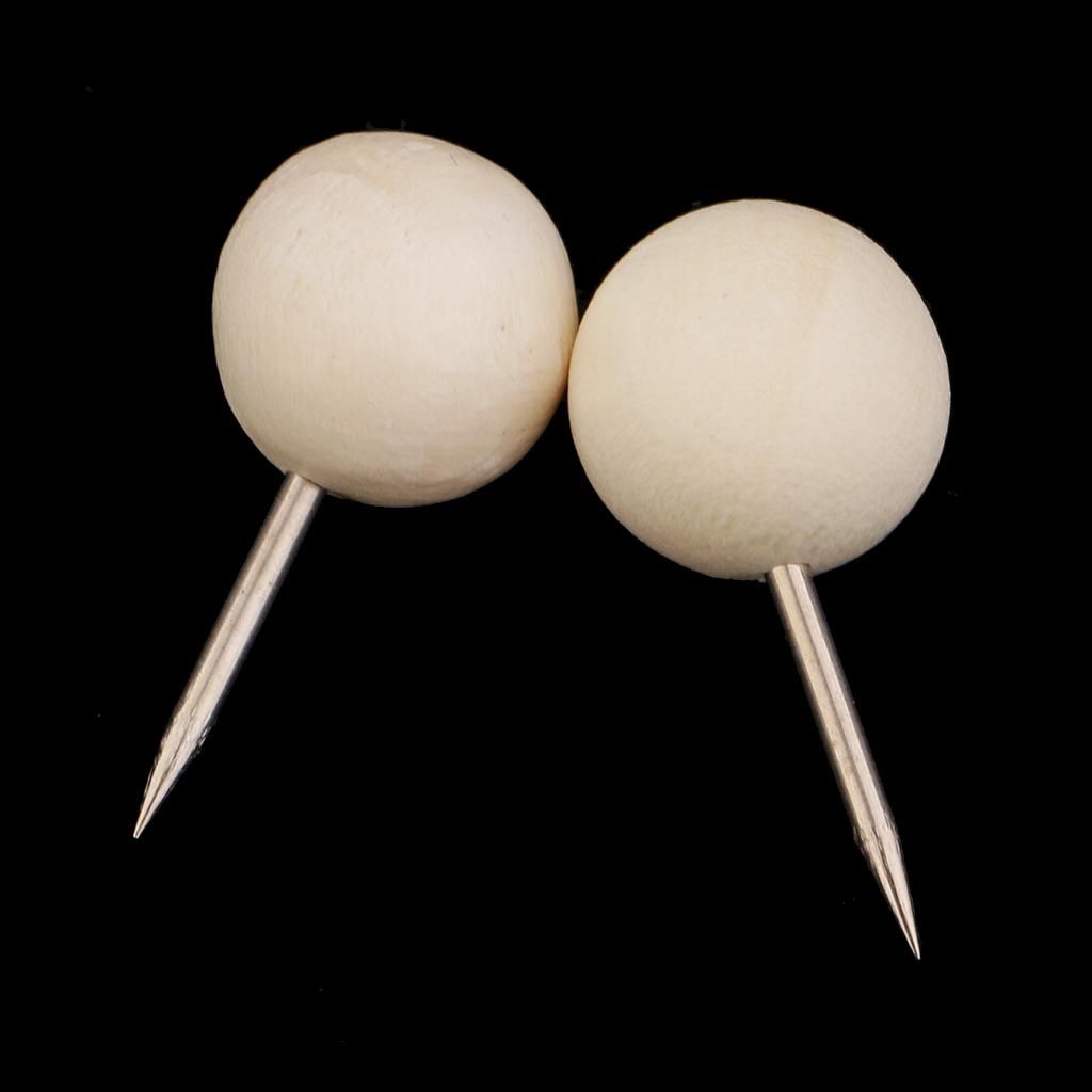 60X Wood Pin 400x Plastic Tacks Drawing Pins Bulk  For Xmas