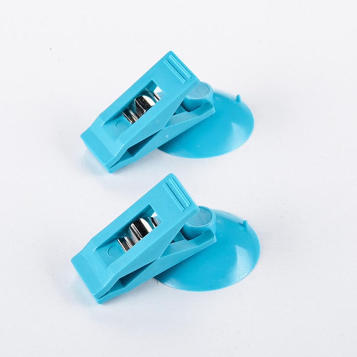 Car Suction Cup Clips Car Suction Cup Card Cash Organizer Secure Car Blue