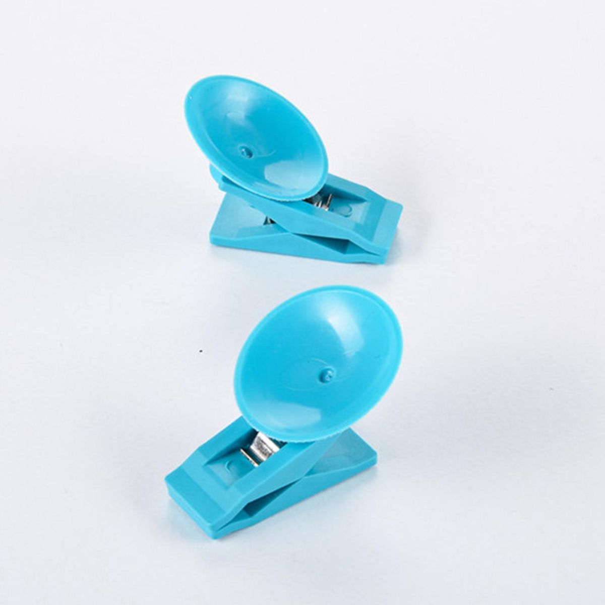 Car Suction Cup Clips Car Suction Cup Card Cash Organizer Secure Car Blue