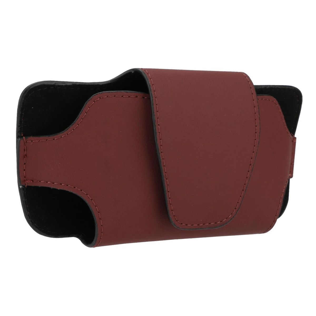 Sunglasses Holder Car Visor Glasses Bag Red