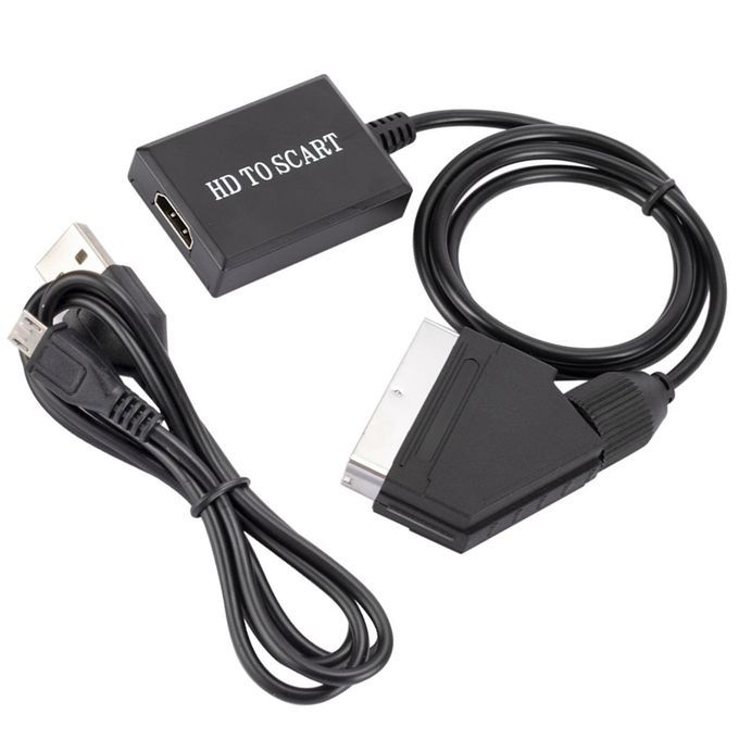 HDMI To SCART Converter 1080P HD For DVD Player For VHS Video