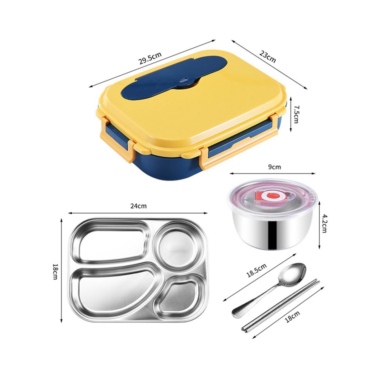 Stainless Steel Lunch Box Children Food Storage Insulated