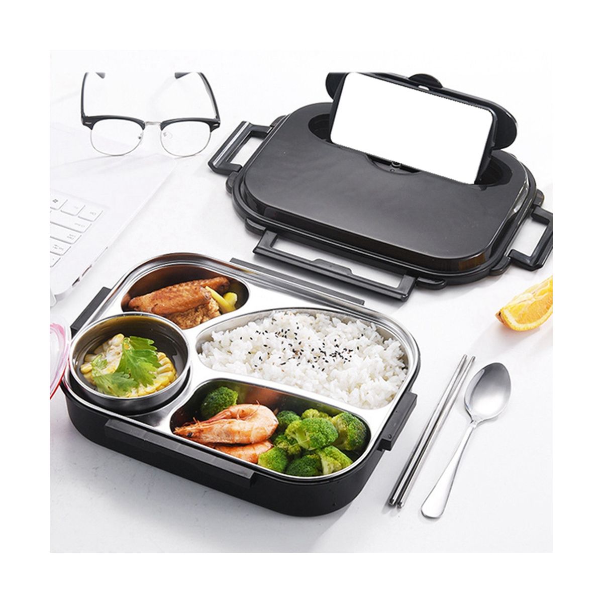Stainless Steel Lunch Box Children Food Storage Insulated
