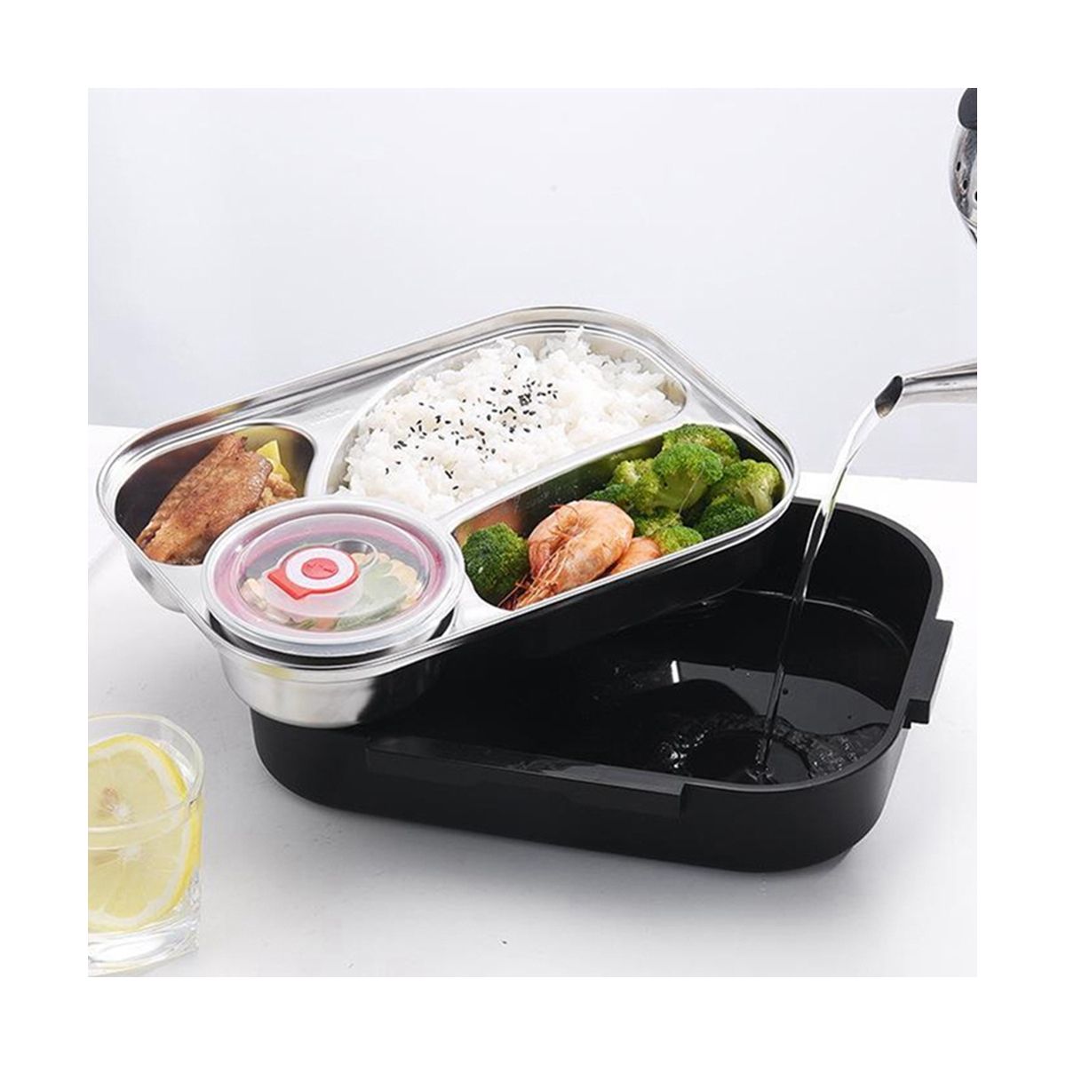 Stainless Steel Lunch Box Children Food Storage Insulated