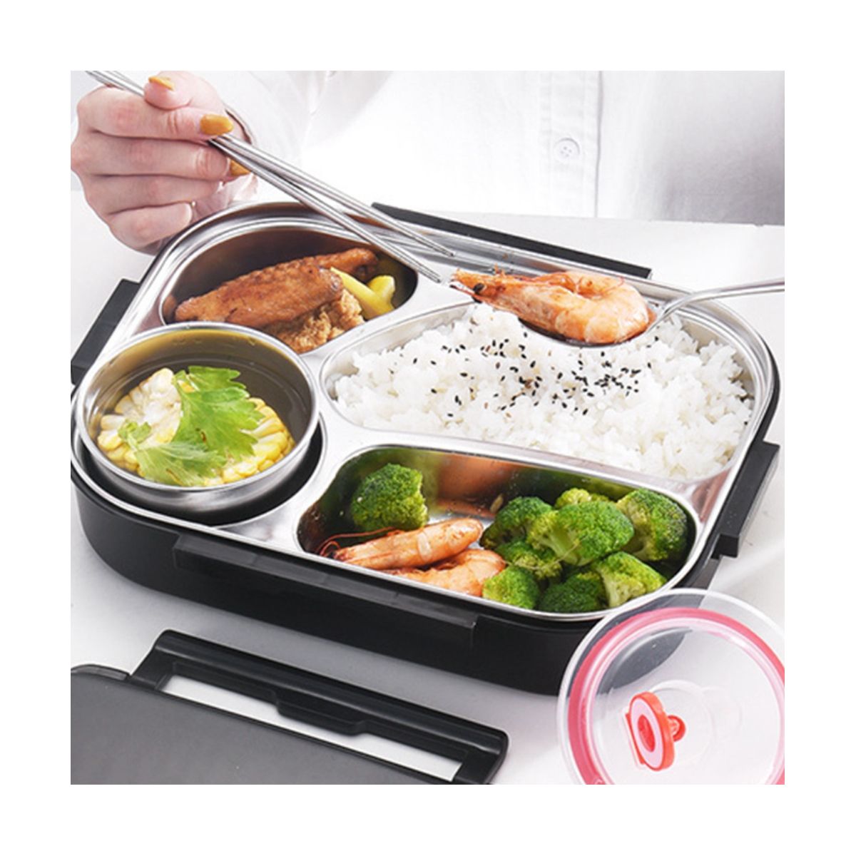 Stainless Steel Lunch Box Children Food Storage Insulated
