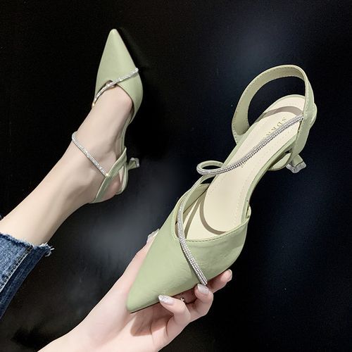 Women's Platform High Heel Fashion Sandals-Green