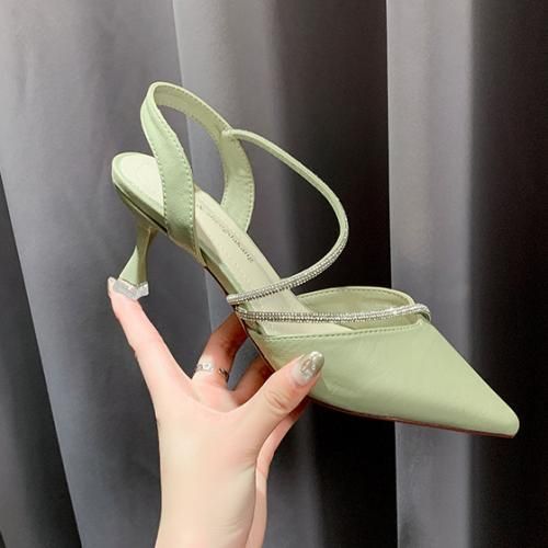 Women's Platform High Heel Fashion Sandals-Green
