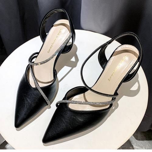 Women's Platform High Heel Fashion Sandals-Black