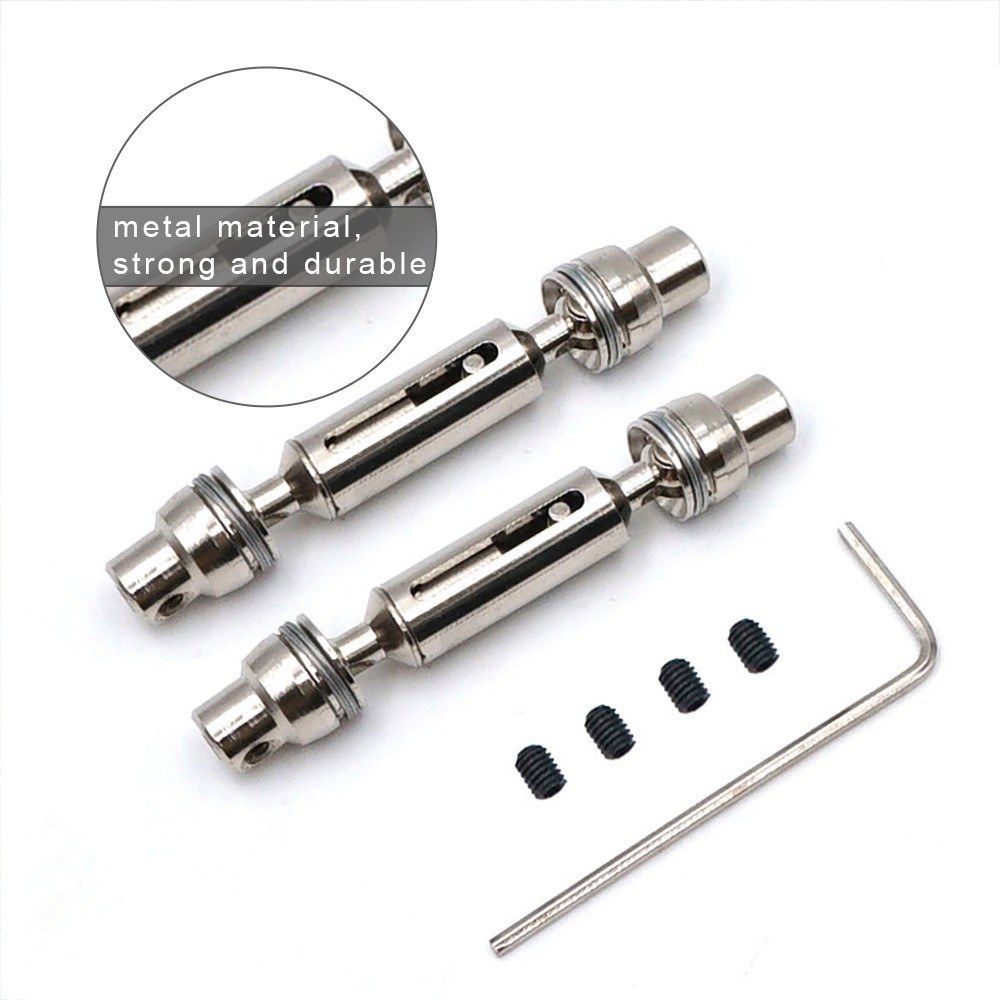 For WPL B14 B16 B24 B36 C24 C14 RC Car Metal Drive Shaft 2