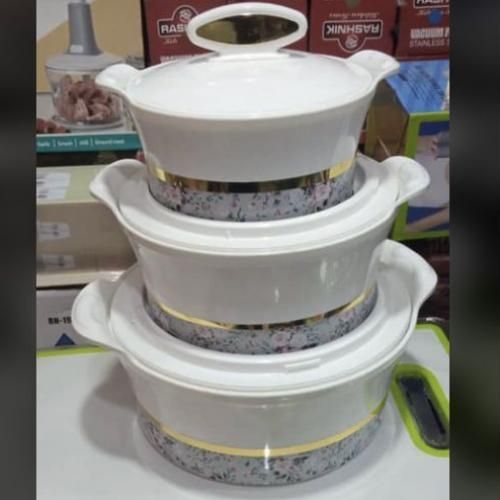 3pcs Set Insulated Food Casserole.