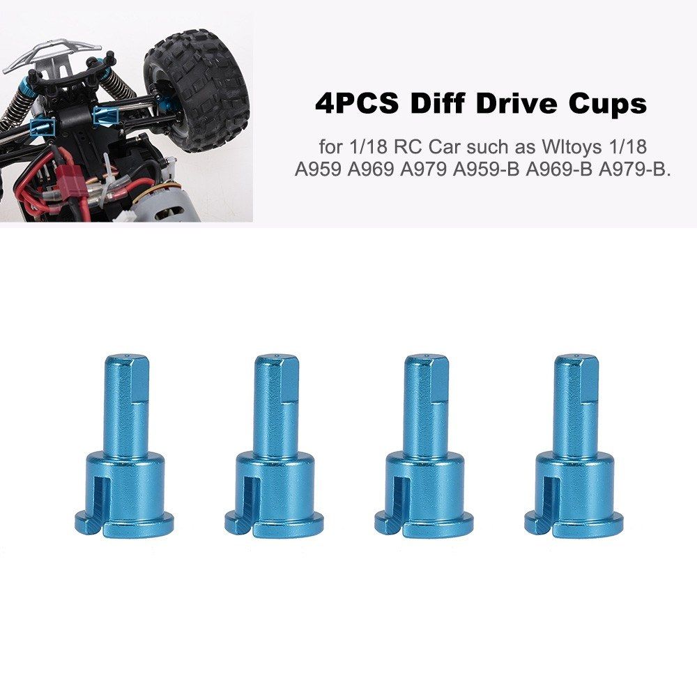 For WLtoys A959-B A979-B 4Pcs Joint Diff Cup DrIve Cup 1/18