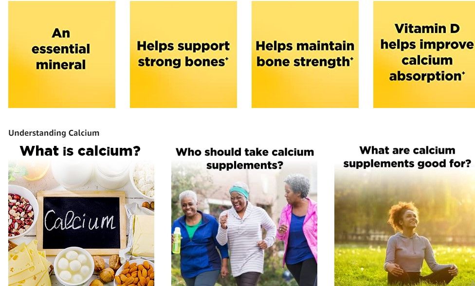 Calcium Magnesium Zinc Supplement With Vitamin D3- 300Tabs