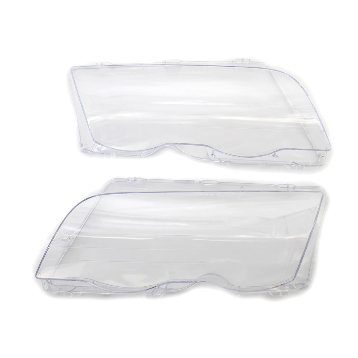 1 Pair Left Right Headlight Headlamp Clear Lens Cover