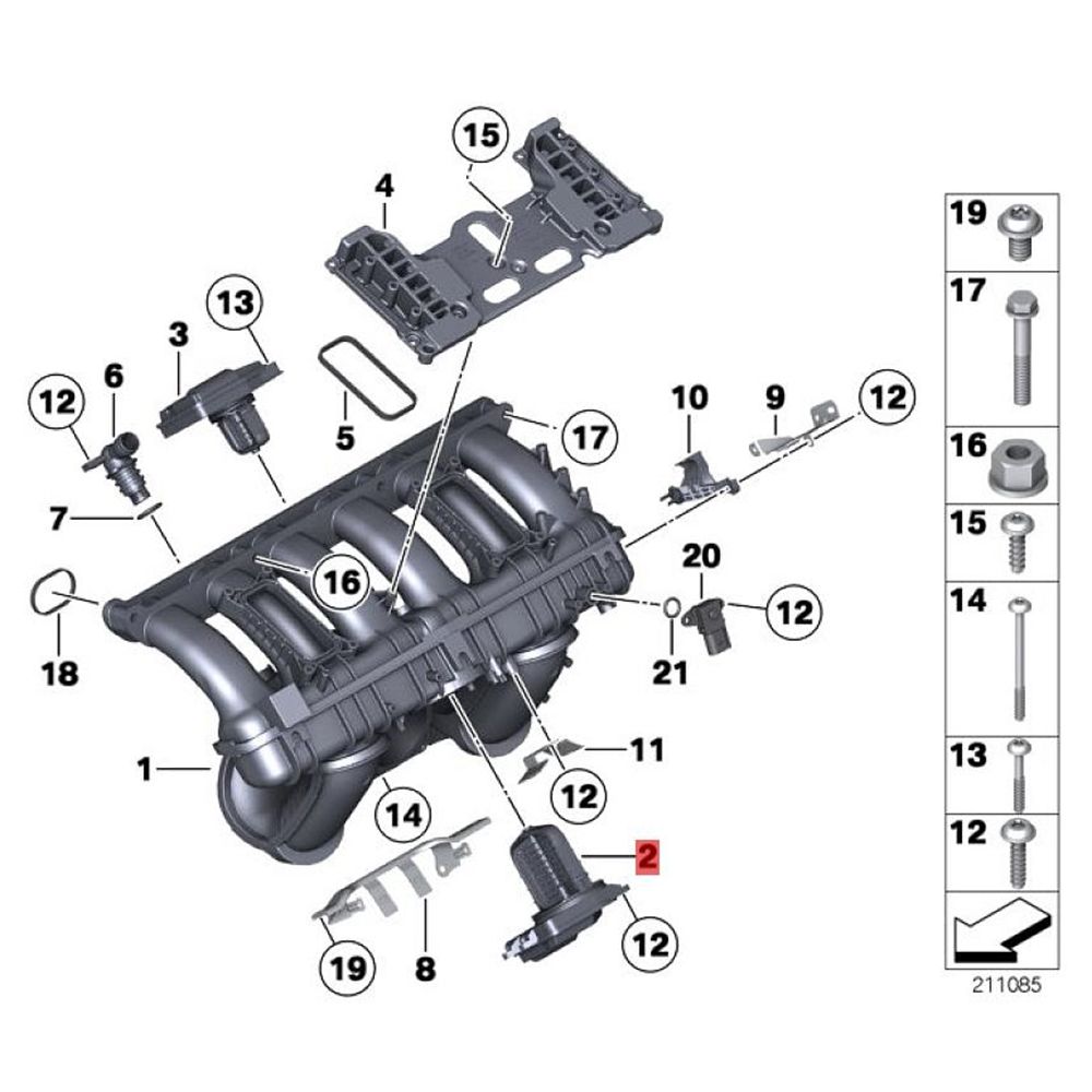 Left Intake Manifold Adjusting Unit DISA Valve Replacement