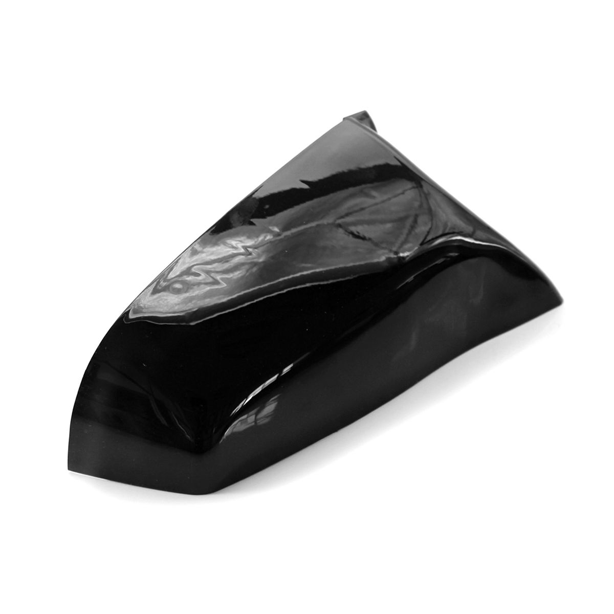 1 Pair Glossy Black Side Mirror Cover Caps Replacement For