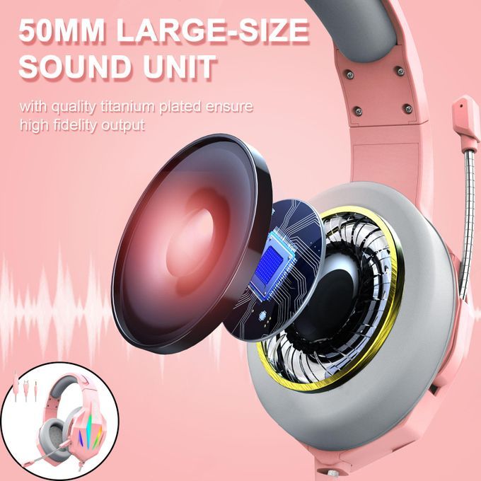 Gaming Headphones For PS2 For PS4 3.5mm Audio Gaming Headset For