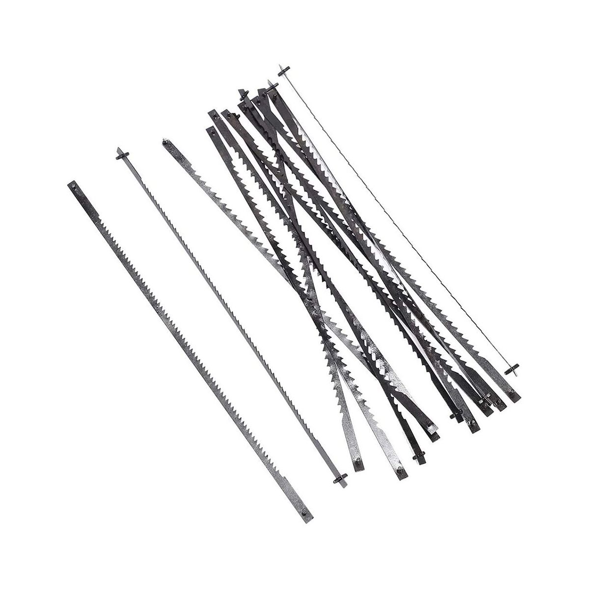 12Pcs 5 Inch Pinned Scroll Saw Blades TPI 10
