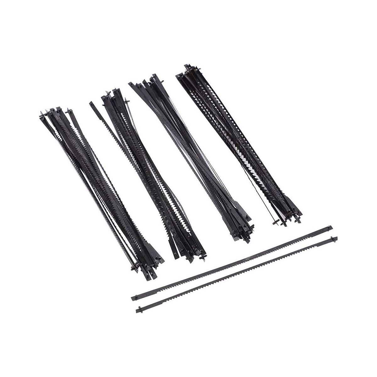 12Pcs 5 Inch Pinned Scroll Saw Blades TPI 10