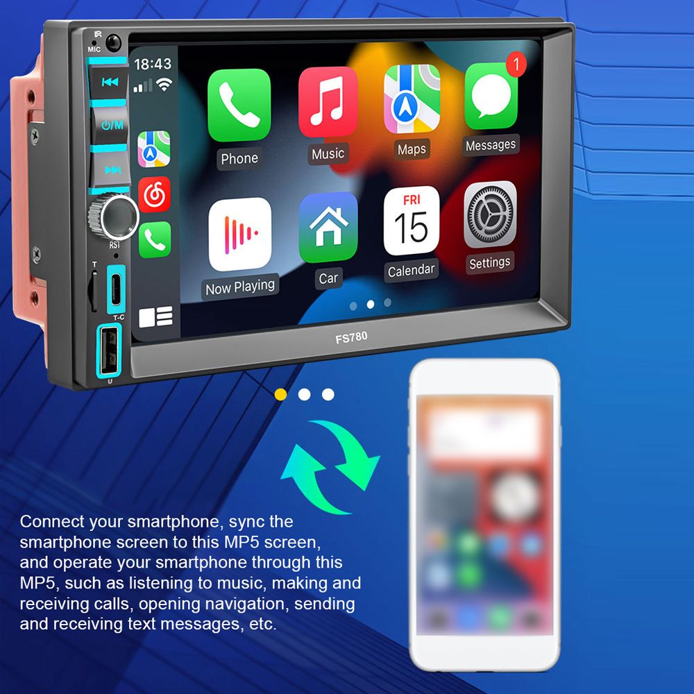 7in Multi-language Car BT MP5 Player Auto Multifunctional