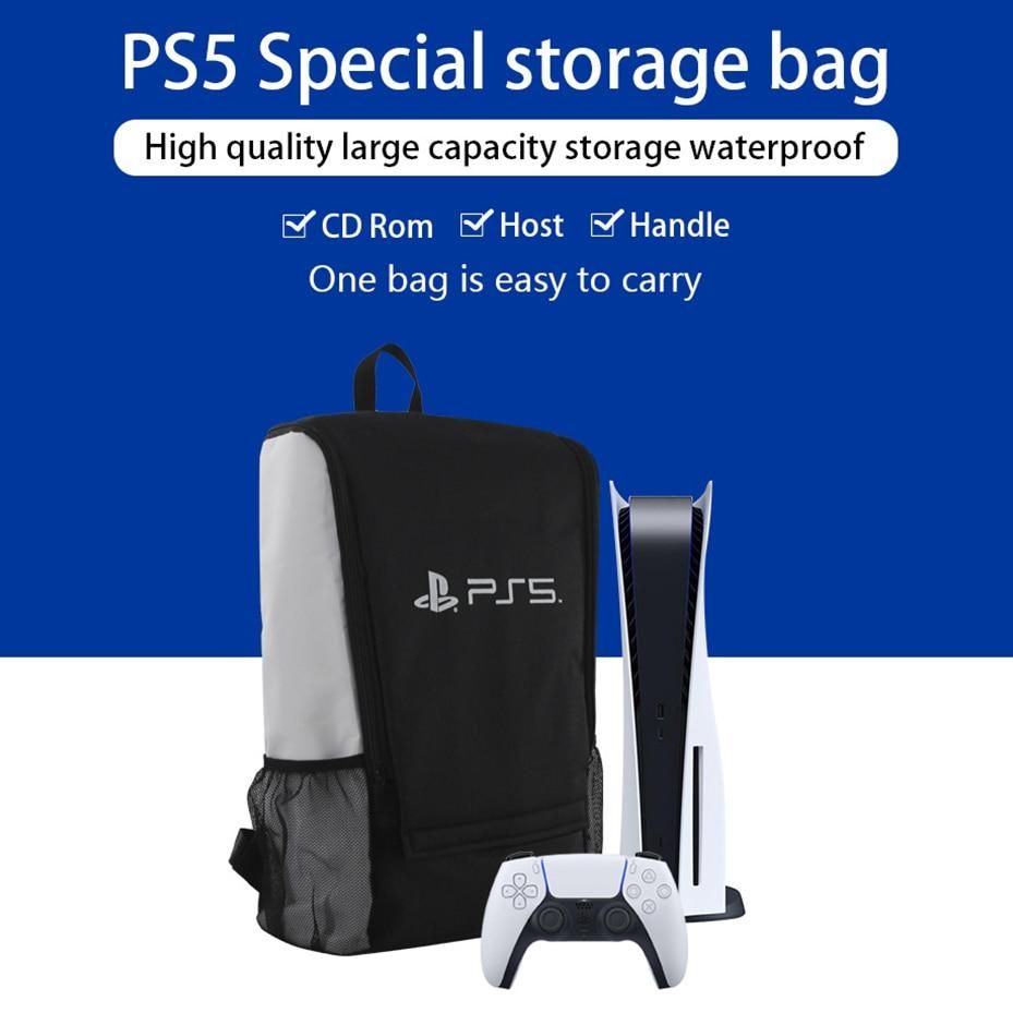 New Design for PS5 Bag Game Console Backpack for Sony Playstation 5 Console Travel Bag Host Back Pack Portable Satchel
