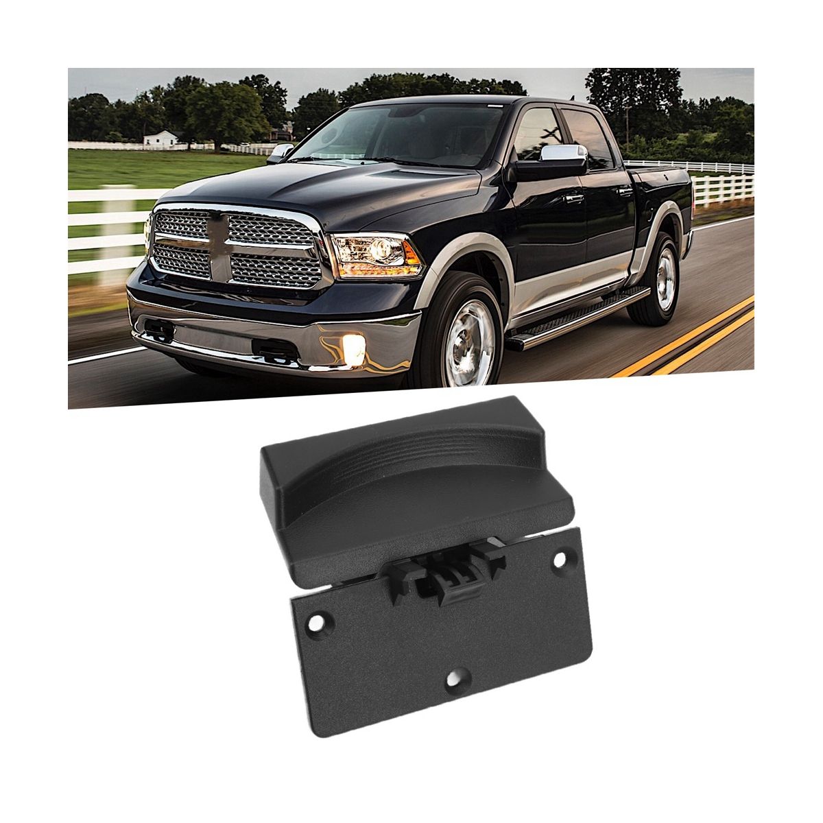 5RQ83TX7AC Full Console Lower Armrest Lid Latch for Ram 1500 2500 3500 4500 5500 2013-2017