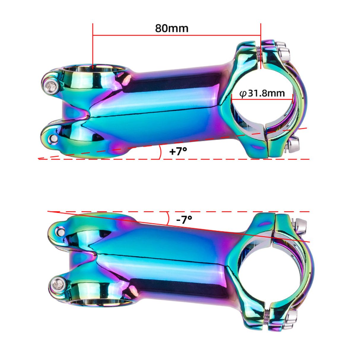 High-strength 31.8mm  Stem  Mountain Bike Stem