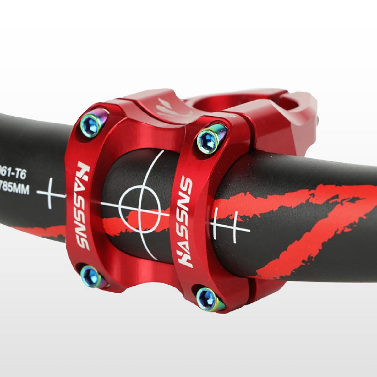 31.8mm/35mm Bike Stem Bicycle Short Stem Replacement For Mountain Red