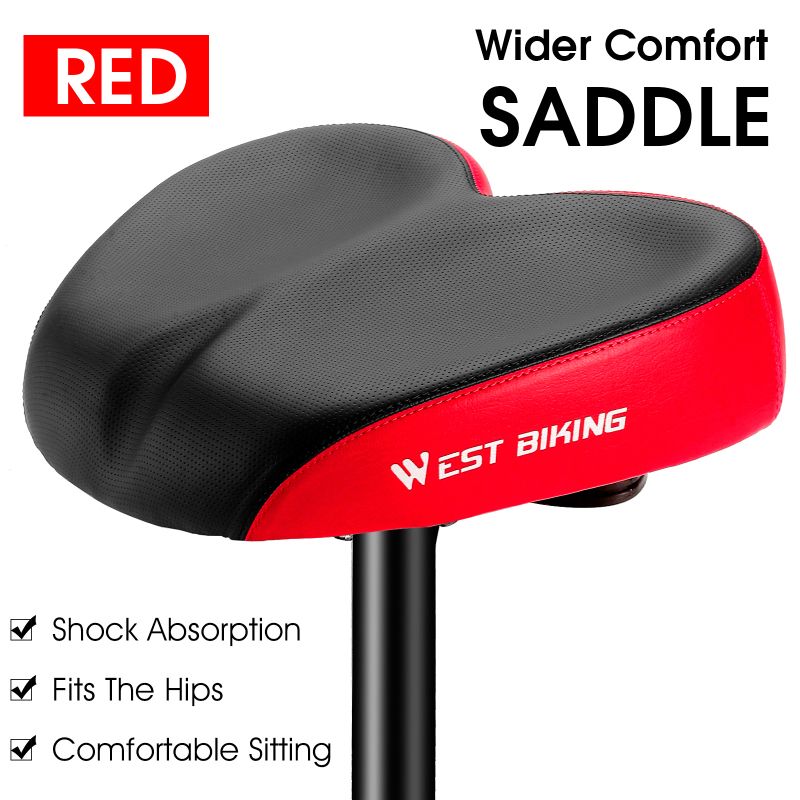 Noseless Bicycle Saddle Anti-prostate Comfort Suspension Scooter Seat Commuter Cruisers Stationary Bikes Saddles Dropshipping