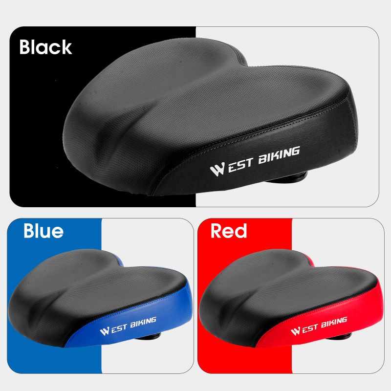 Noseless Bicycle Saddle Anti-prostate Comfort Suspension Scooter Seat Commuter Cruisers Stationary Bikes Saddles Dropshipping