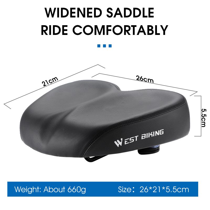 Noseless Bicycle Saddle Anti-prostate Comfort Suspension Scooter Seat Commuter Cruisers Stationary Bikes Saddles Dropshipping