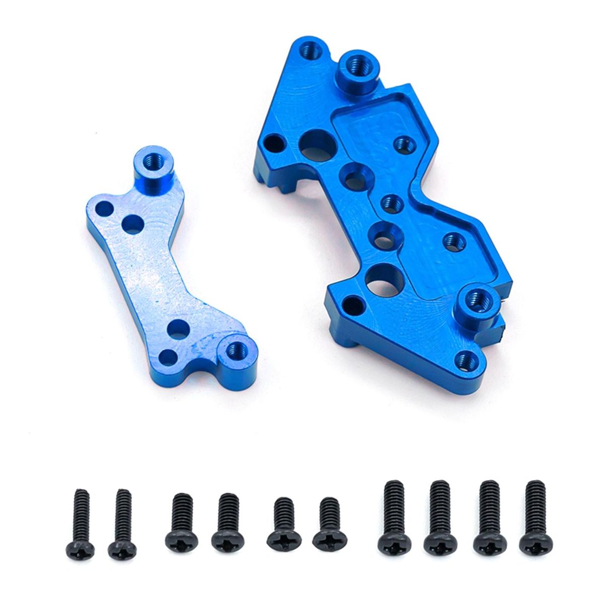 Aluminum Alloy Upgrade Parts Steering Cup C Hub Carrier Rear Axle Seat Swing Arm Shock Absorber Plate Sets Replacements for 1/18 HBX18859 18858 18857 18856 RC Car