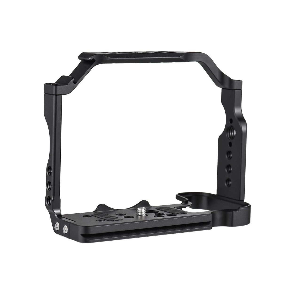 JLwin Protective Camera Cage Aluminum Alloy with Cold Shoe Mount Quick Release Plate Magnetic Wrench Slot Numerous 1/4in And 3/8in Threaded Holes Compatible with Canon EOS R10 Camera