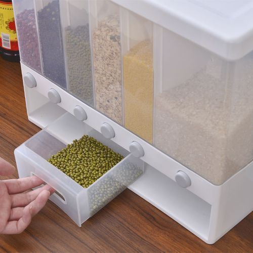 Multifunctional Cereal Dispenser Storage Box